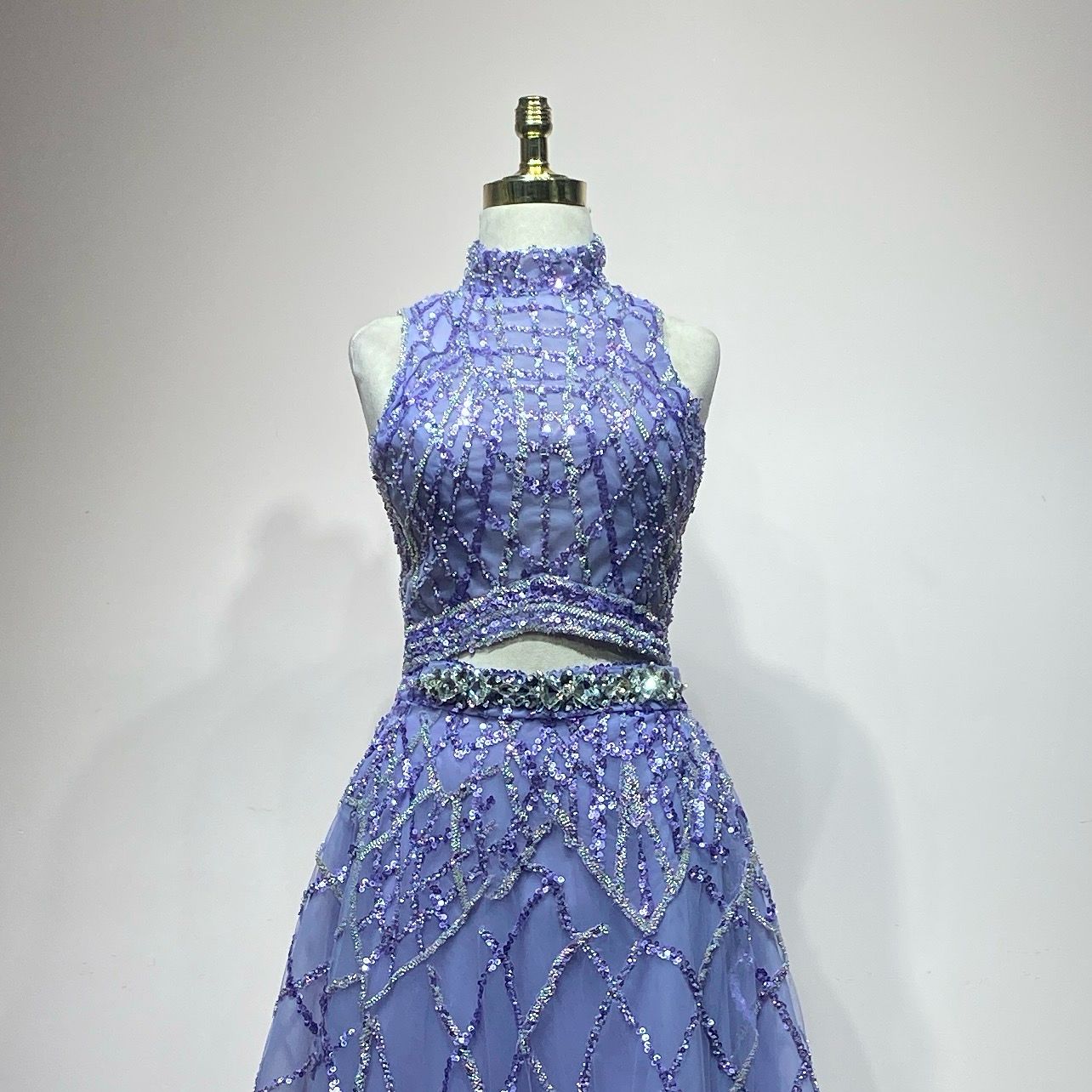 Vestido Largo,	Morado	,Talla	42