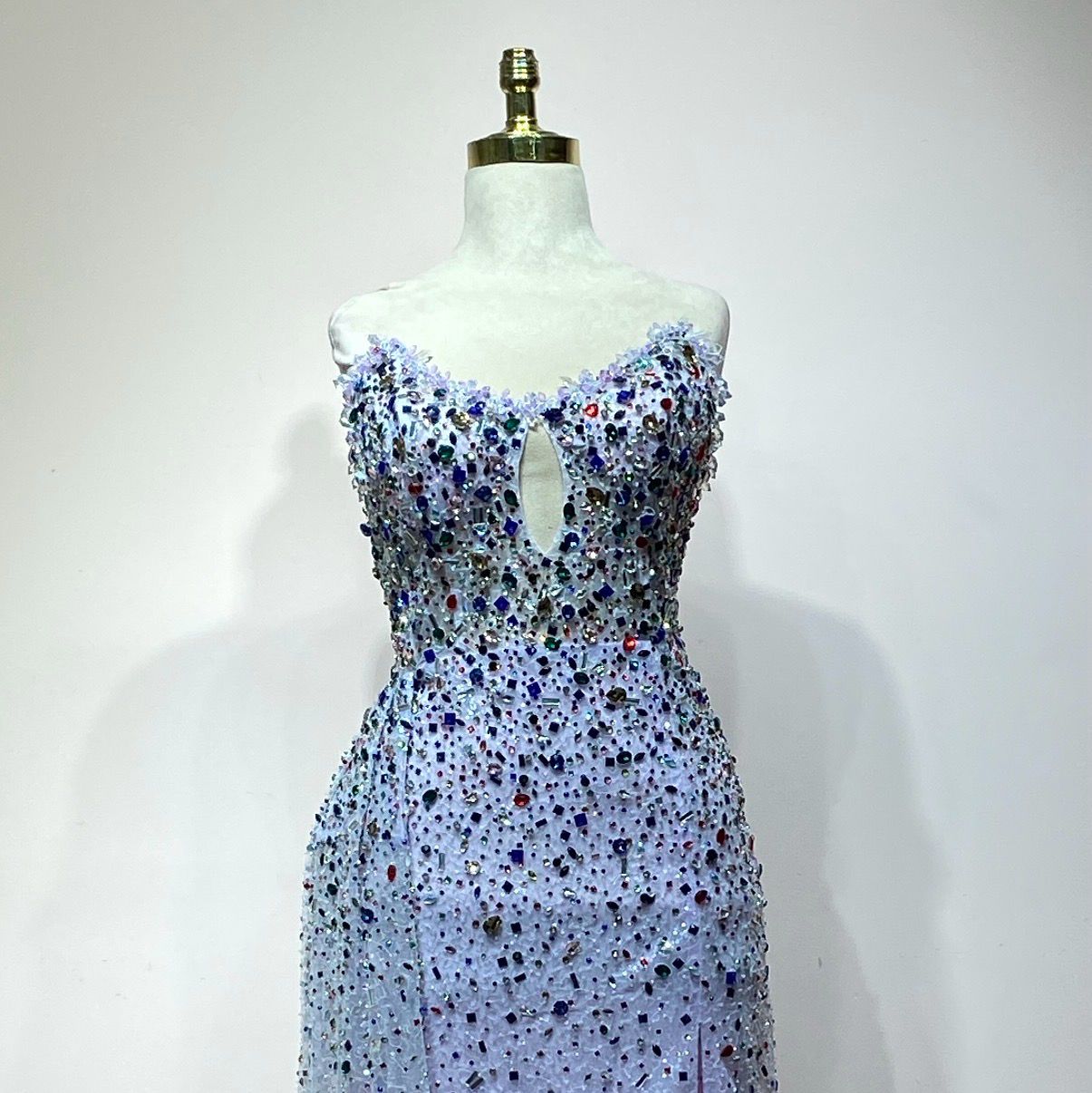 Vestido Largo Color Lila Talla 44/12