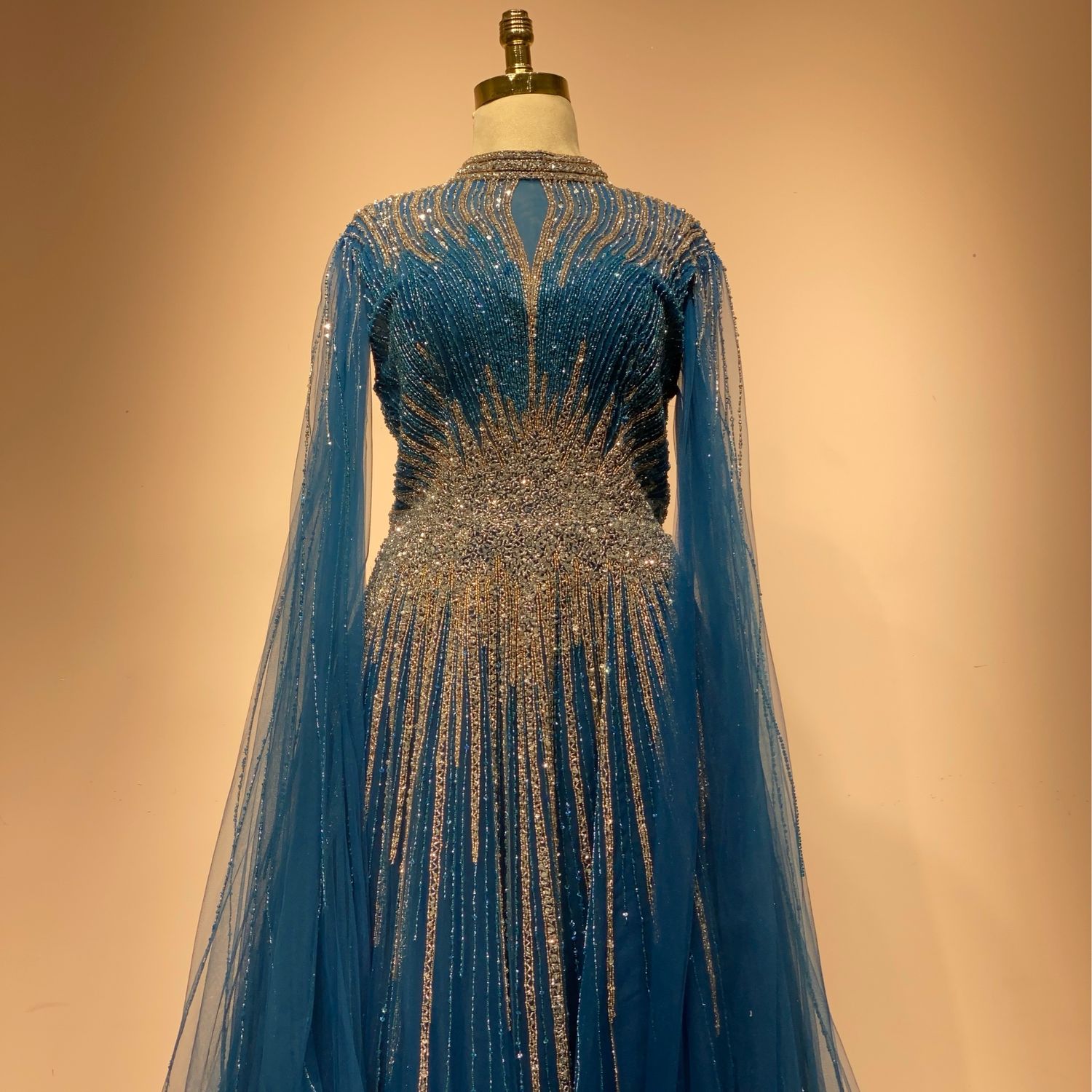 Vestido Largo - turquesa (Nuevo oct)