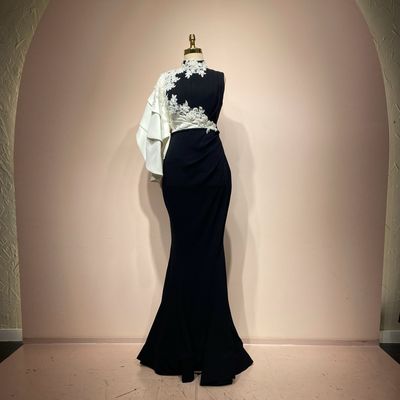 Vestido sirena negro talla 44/12