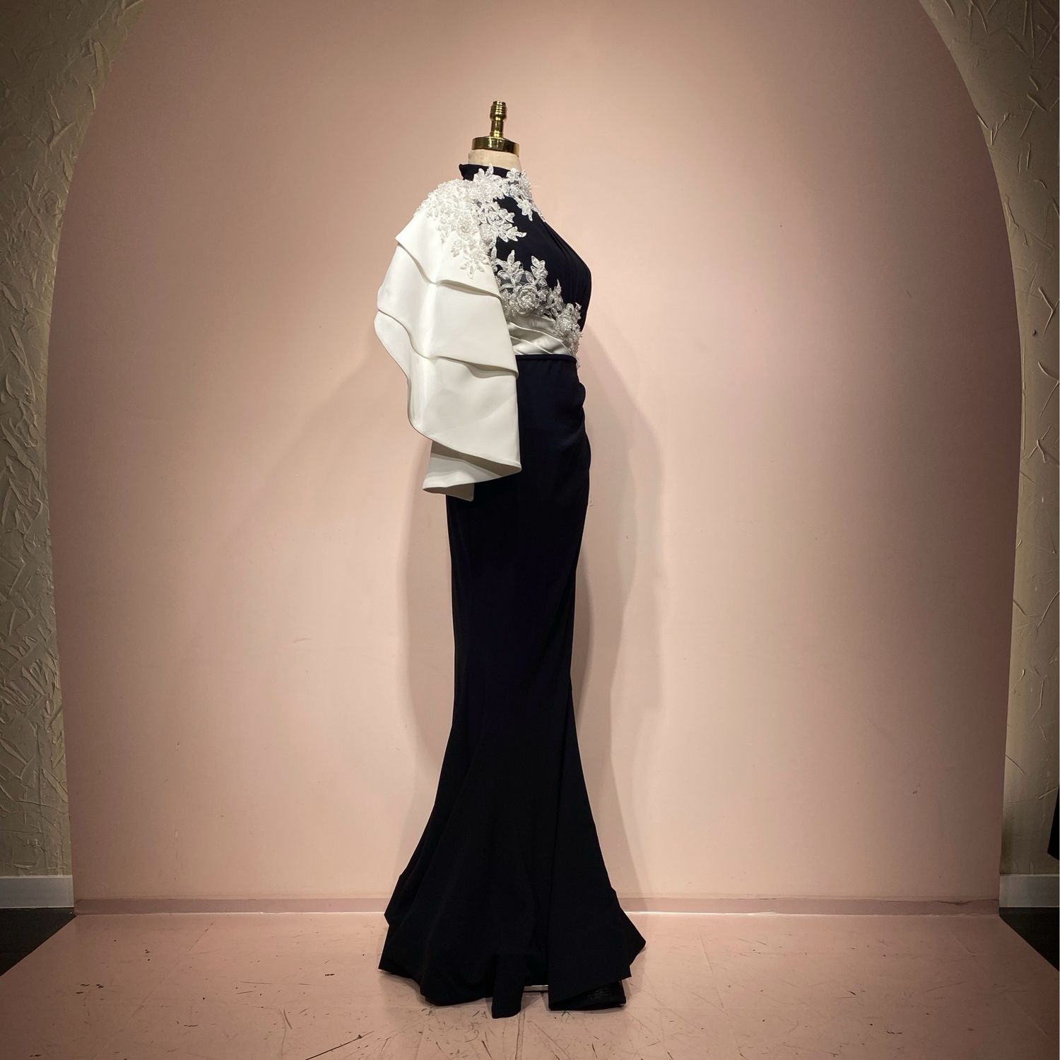 Vestido sirena negro talla 44/12