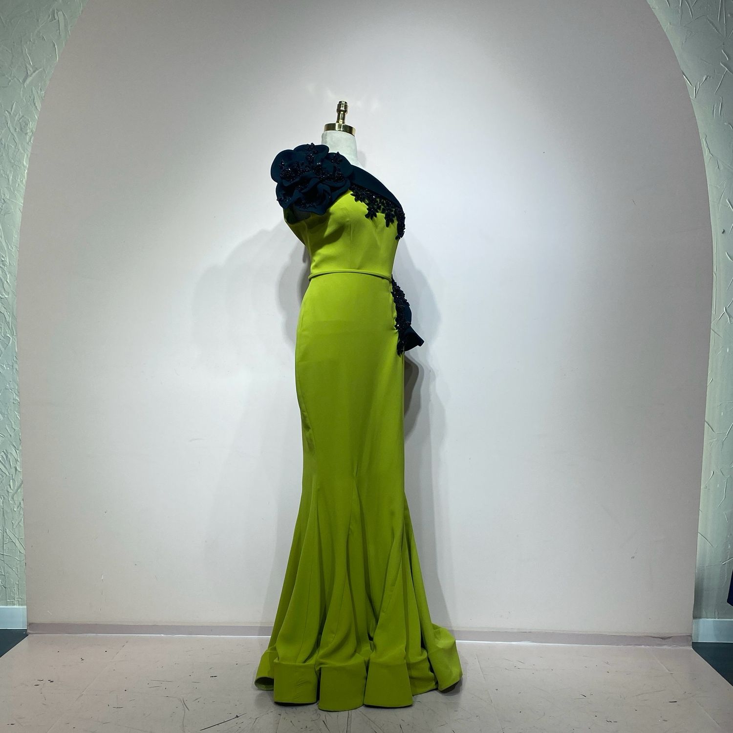 Vestido sirena verde talla 46 - L