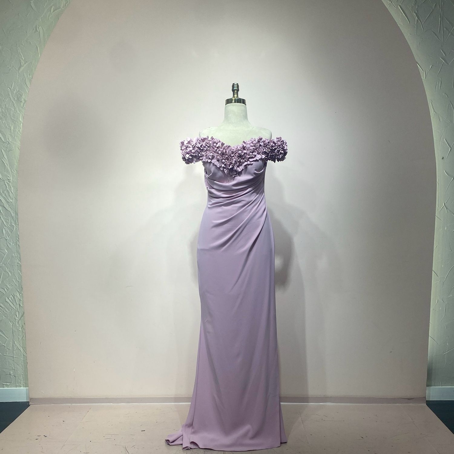 Vestido Largo Color Rosa Talla 42/10