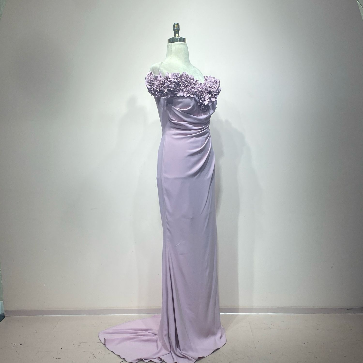 Vestido Largo,	Rosado	,Talla	42
