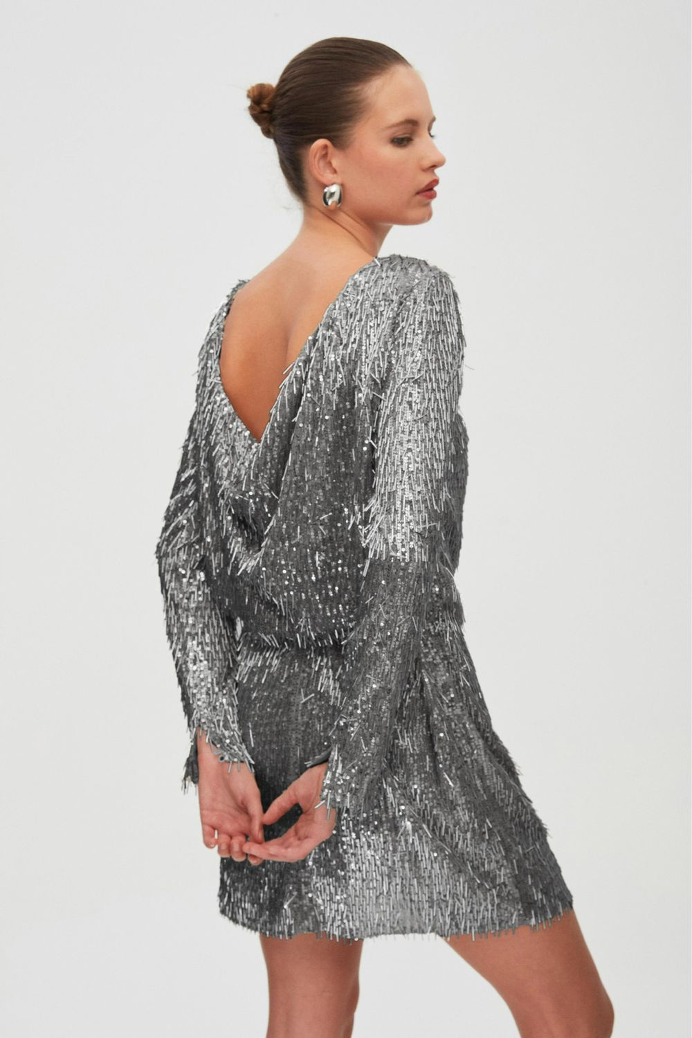 Vestido Corto Silver