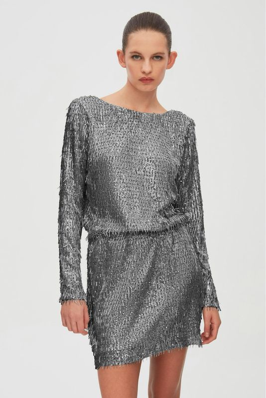 Vestido Corto Silver