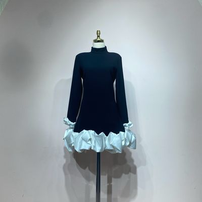 Vestido Largo,	Negro	,Talla	3 - 4
