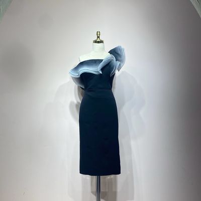Vestido negro corto talla 46/48