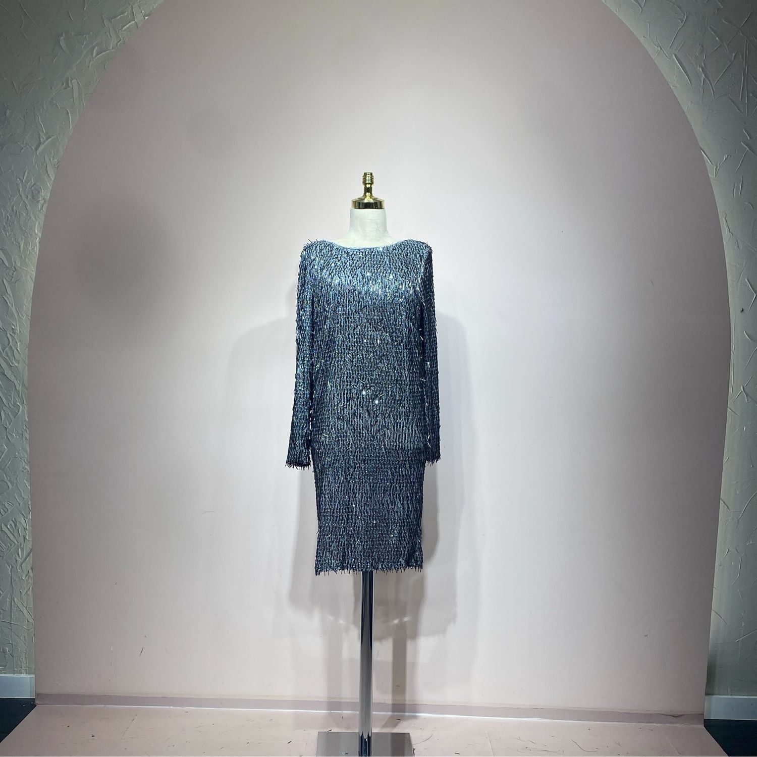 Vestido Corto Silver