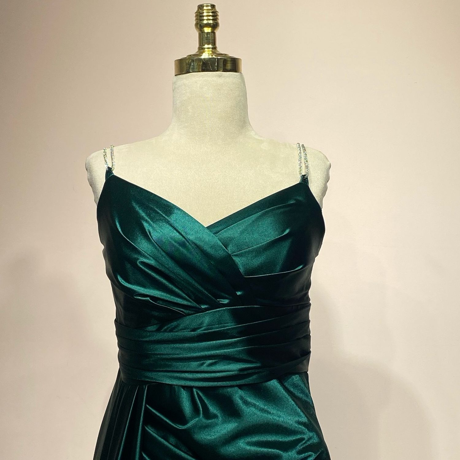 Vestido verde sirena talla 4/5/6