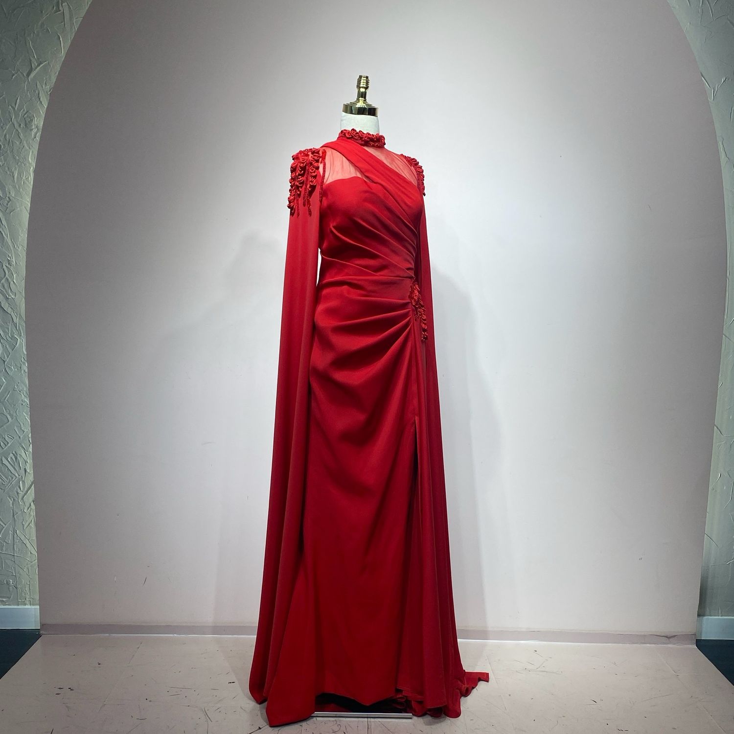 Vestido rojo sirena talla 44/12