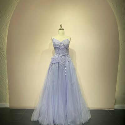 Vestido corte a lila talla 42/10
