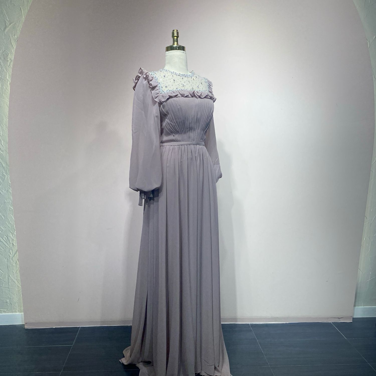 Vestido rosado corte recto