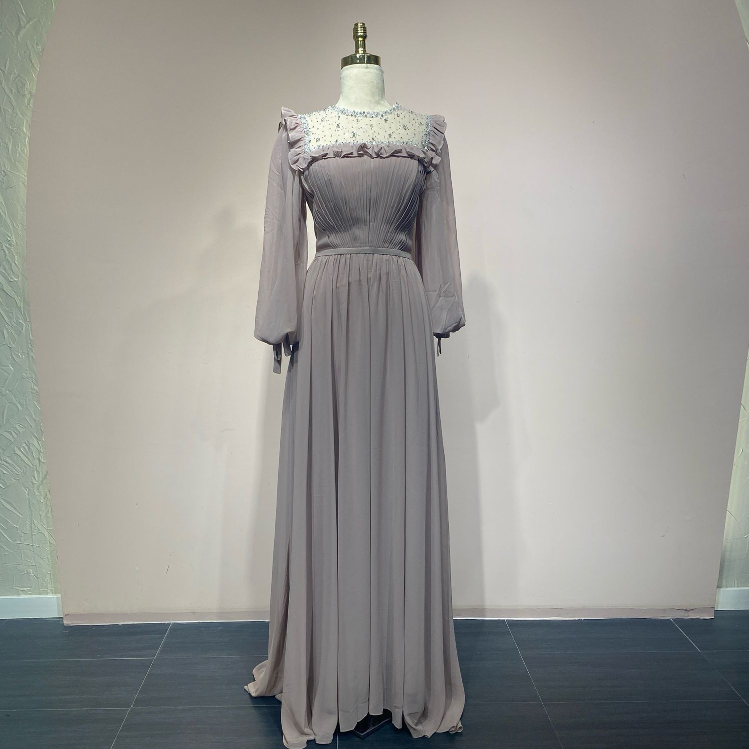 Vestido rosado corte recto