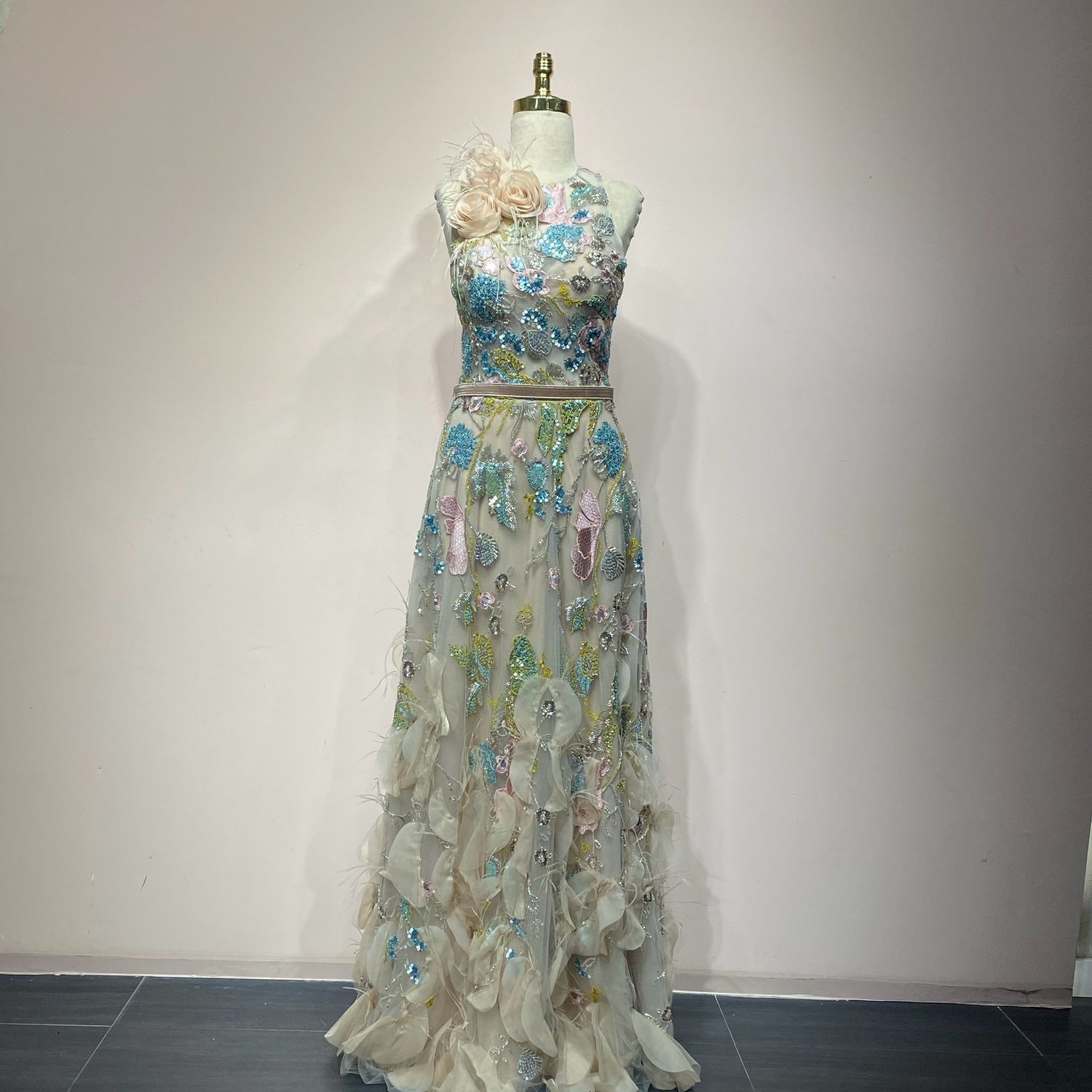 Vestido Largo MultiColor talla 42/10
