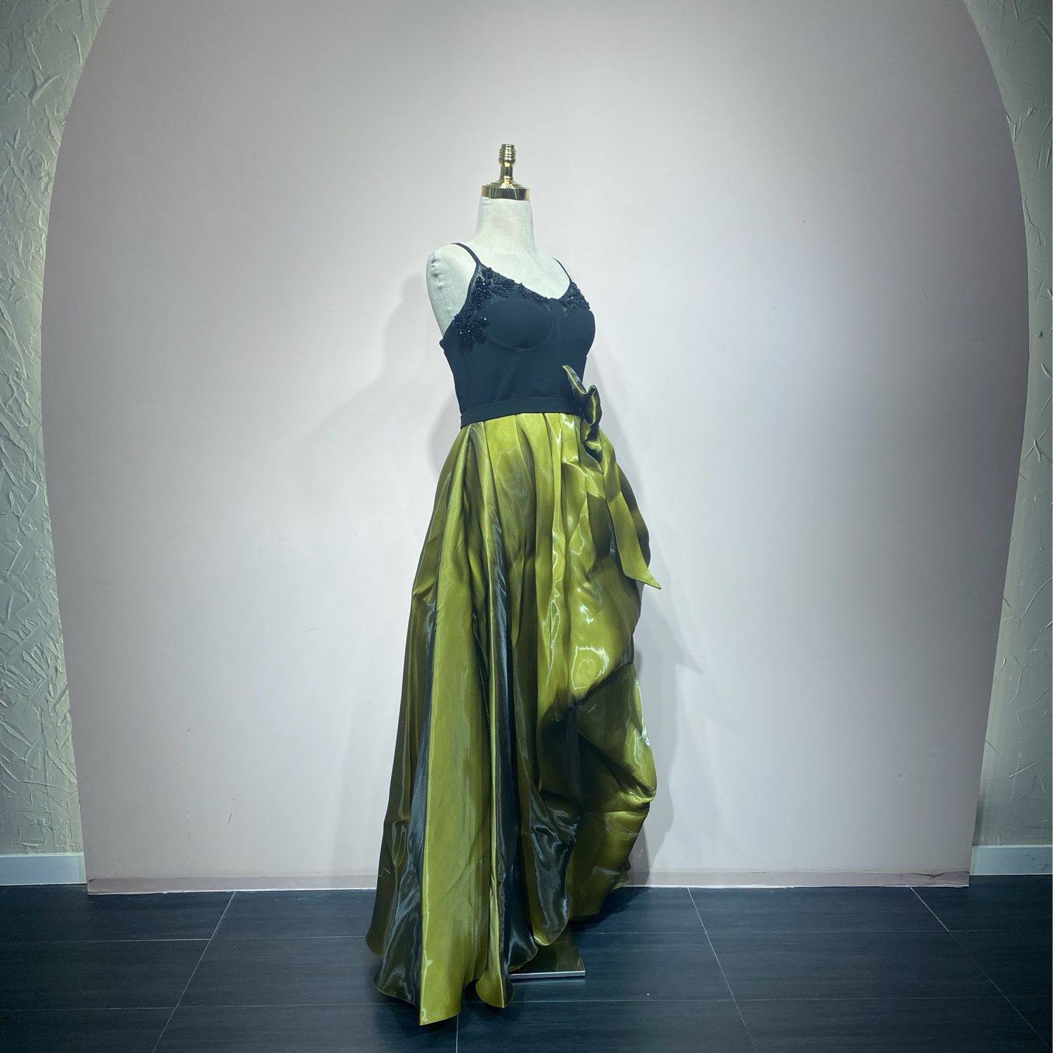 Vestido corte A negro talla 38/6