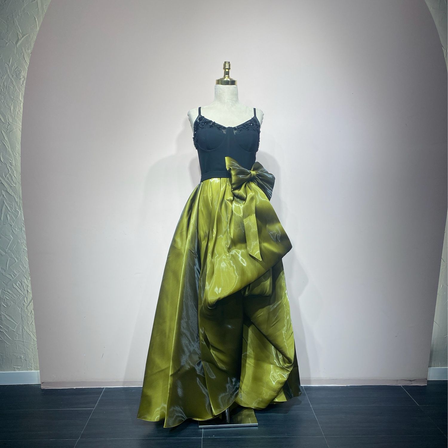 Vestido corte A negro talla 38/6