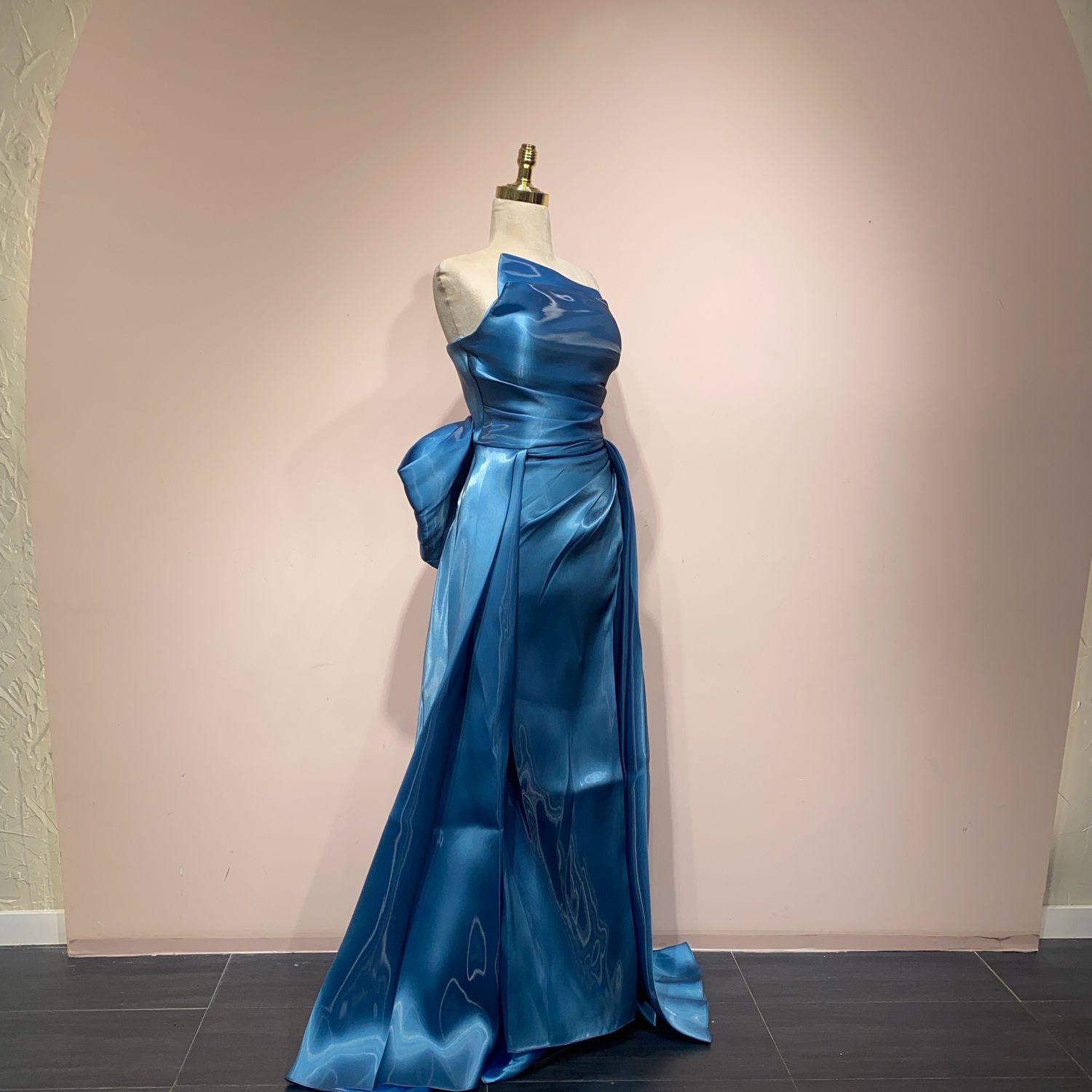 Vestido corte a sky blue talla 38/6