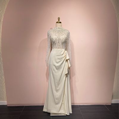 Vestido blanco sirena talla 44/12