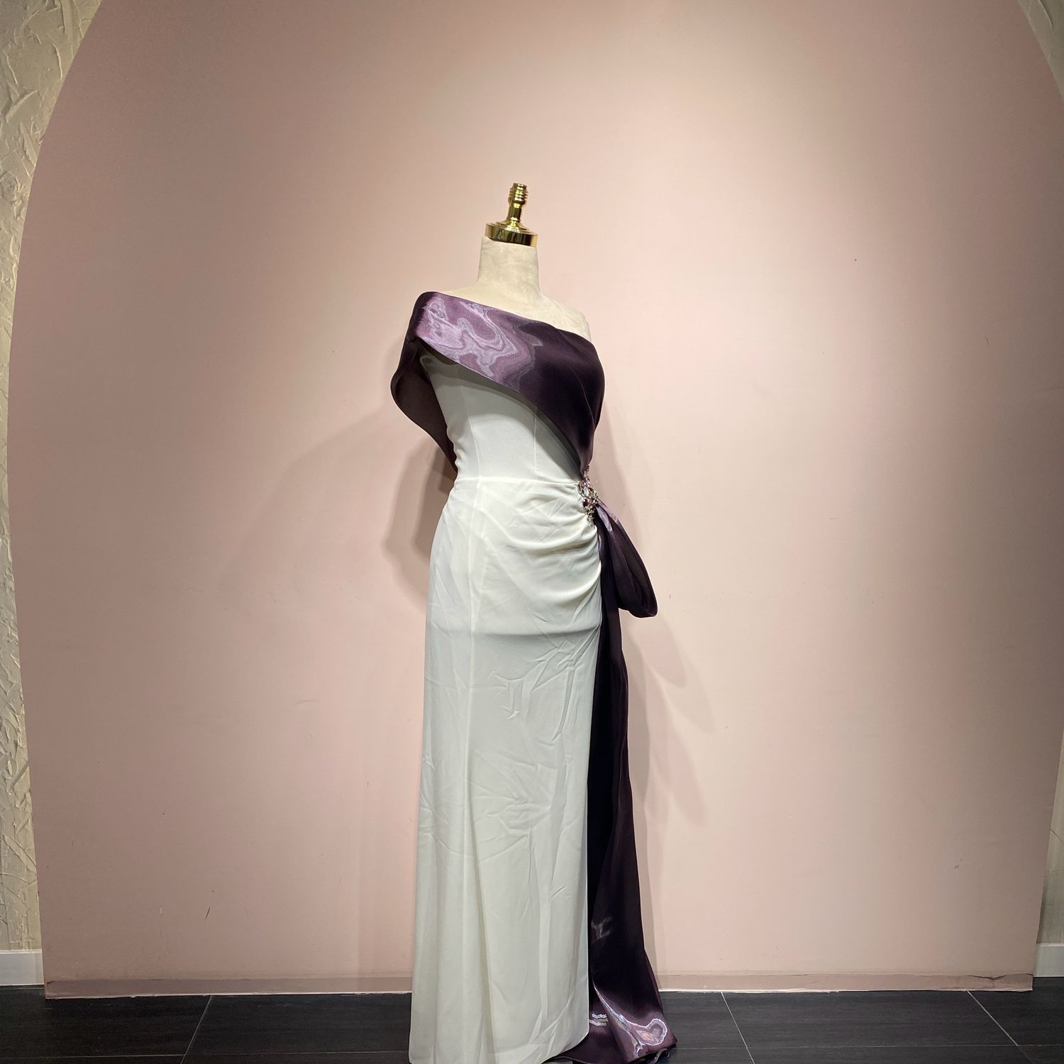 Vestido blanco sirena talla 38/6