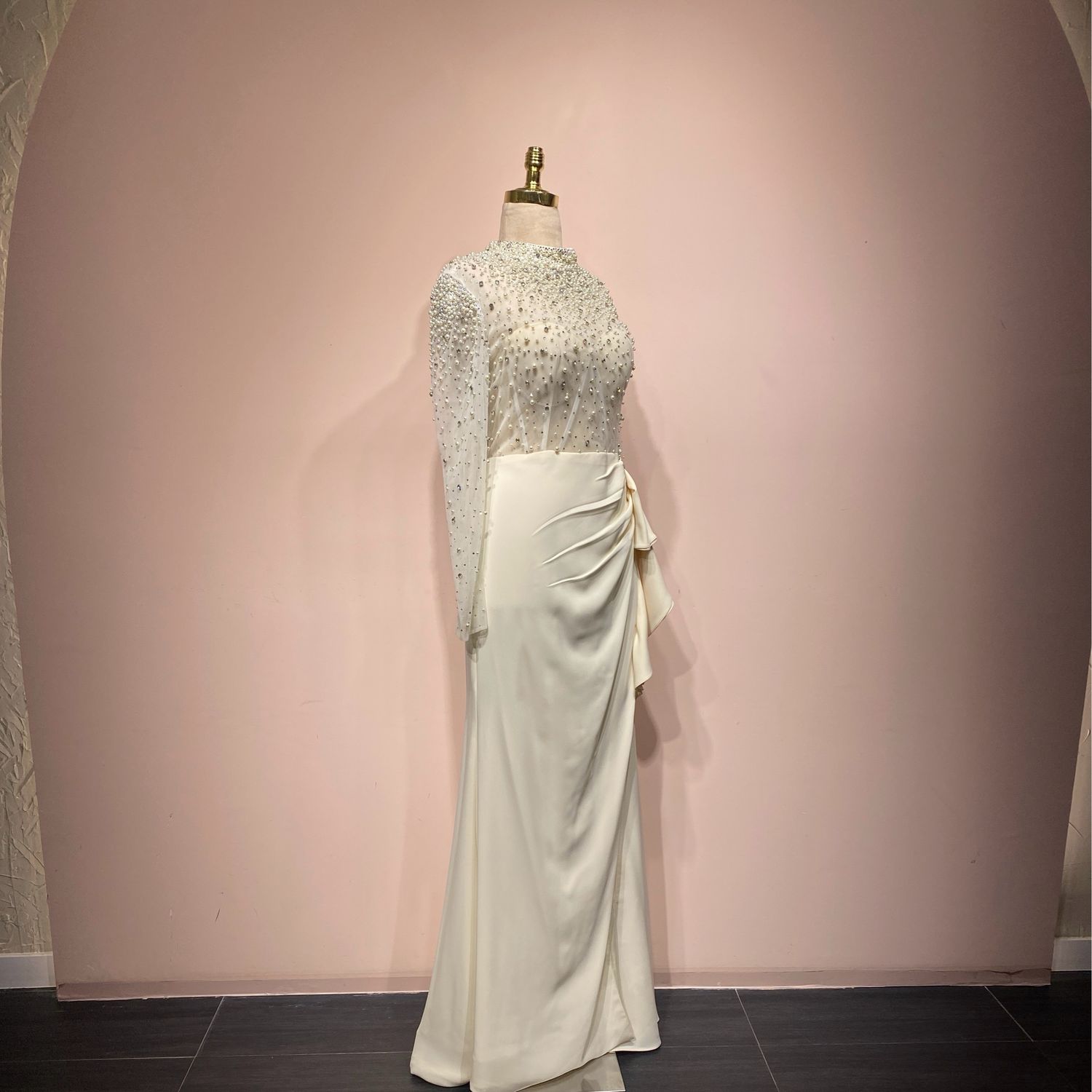 Vestido blanco sirena talla 44/12