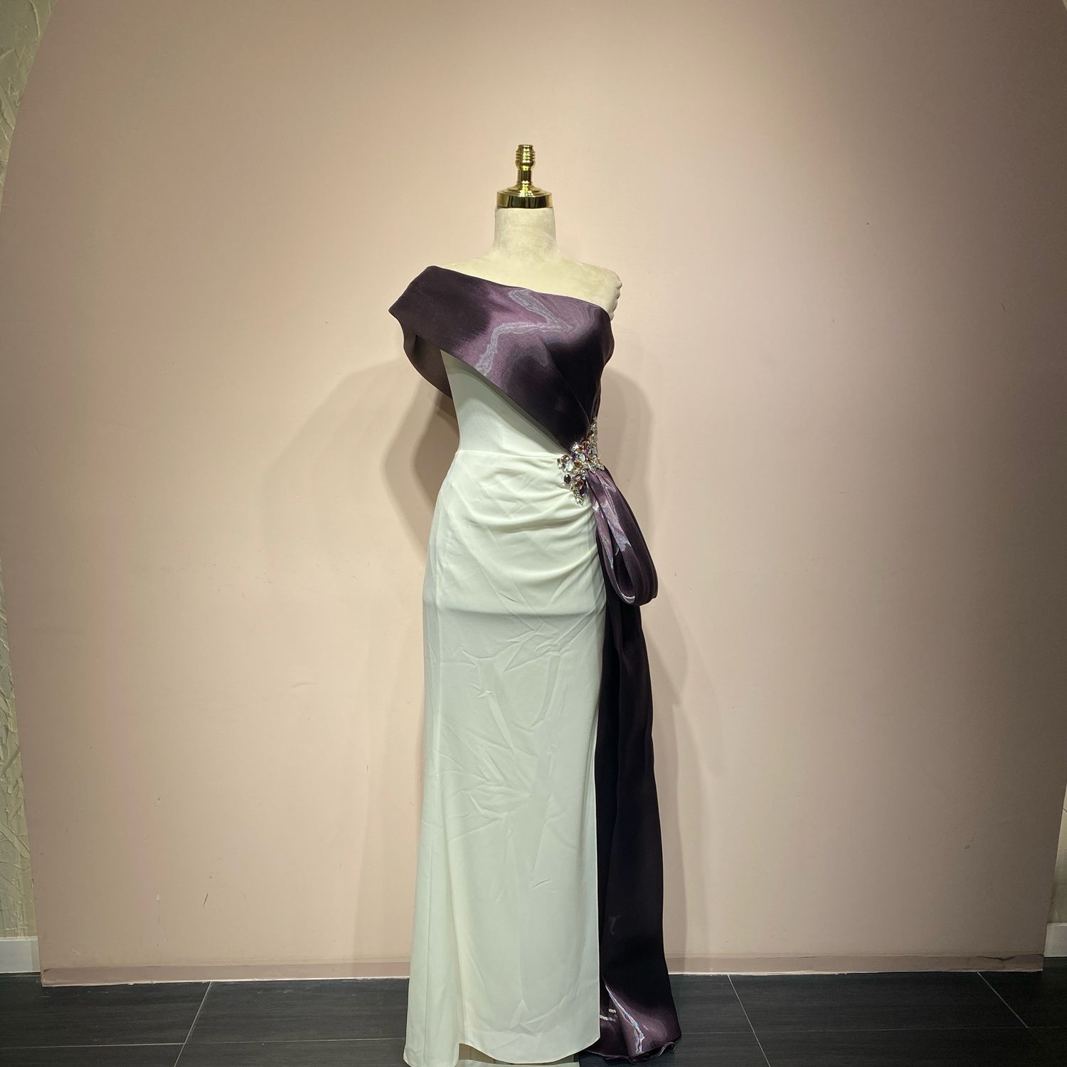 Vestido blanco sirena talla 38/6