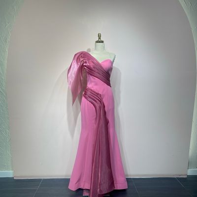 Vestido rosado sirena talla 42/10