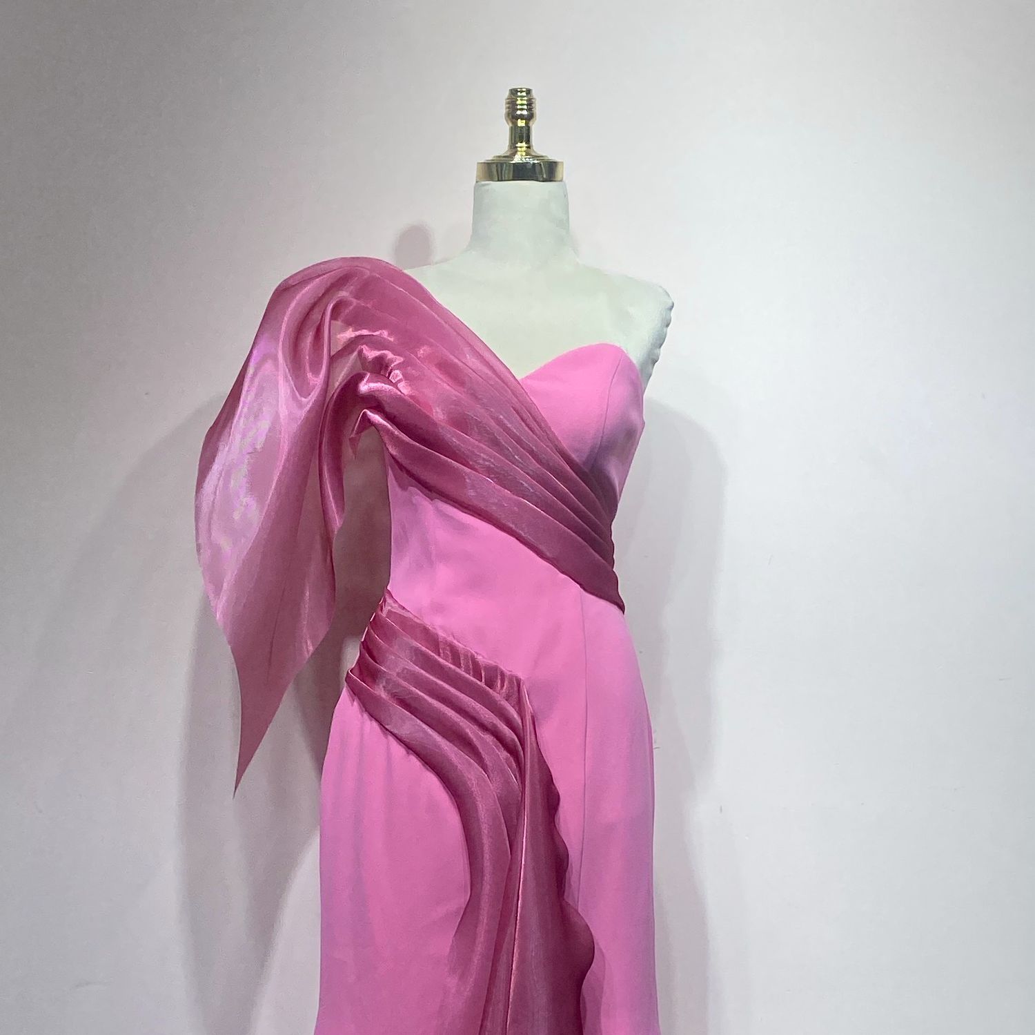 Vestido rosado sirena talla 42/10
