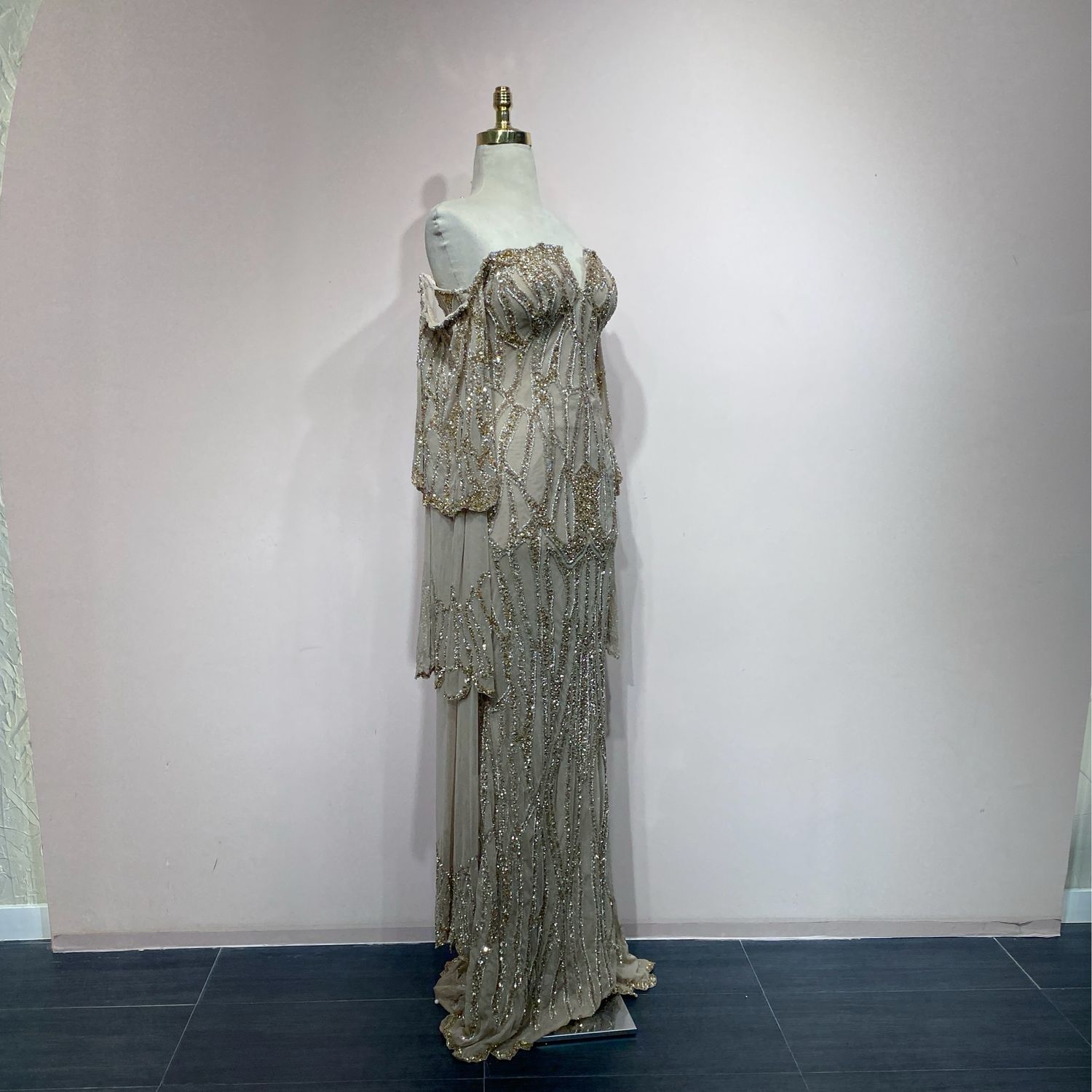 Vestido sirena Gold talla 10