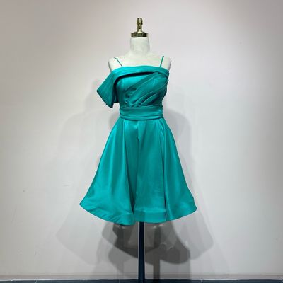 Vestido Largo,	Verde turquesa	,Talla	40
