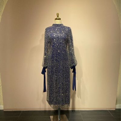 Vestido corte midi talla 48