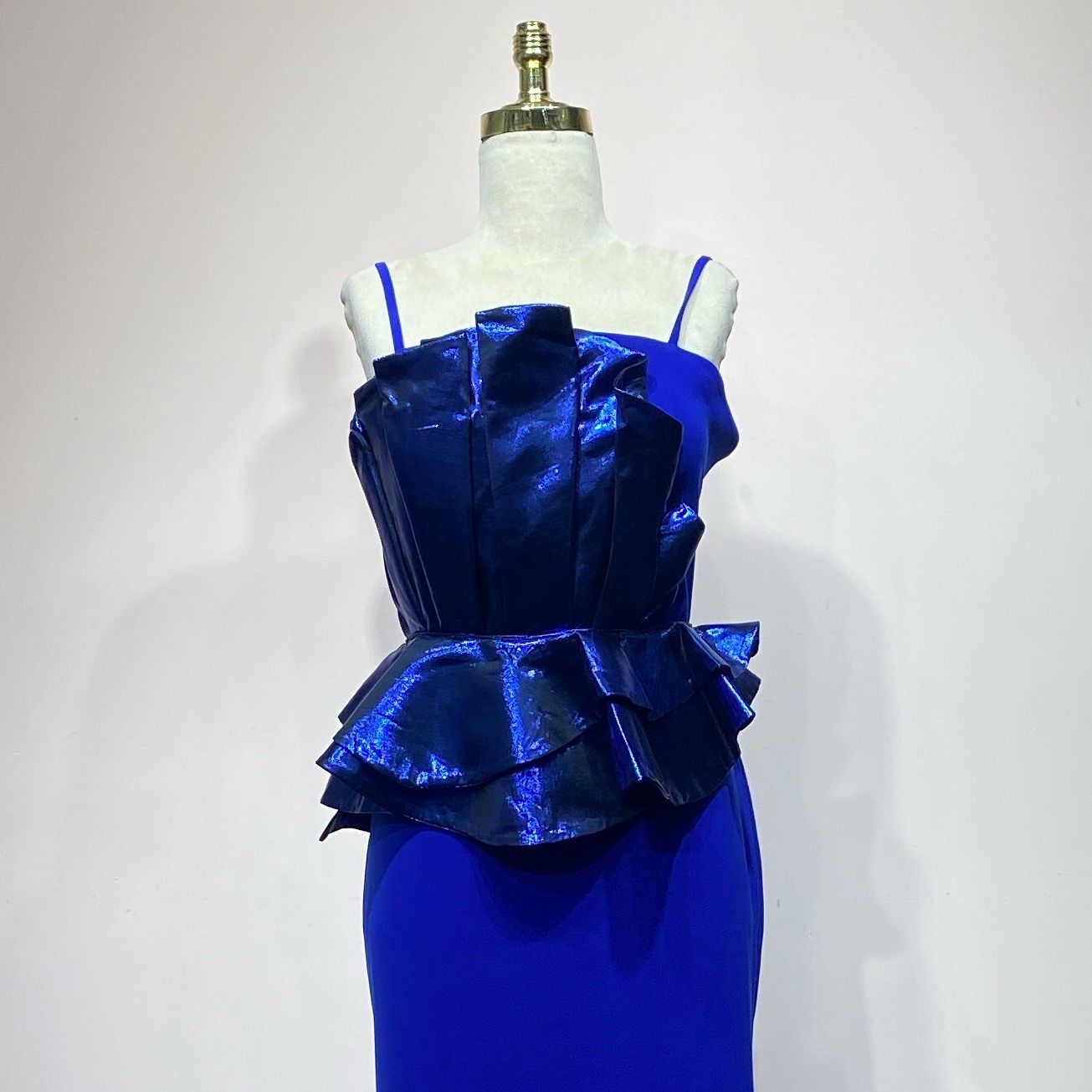 Vestido Largo Color Azul Royal Talla 42/10