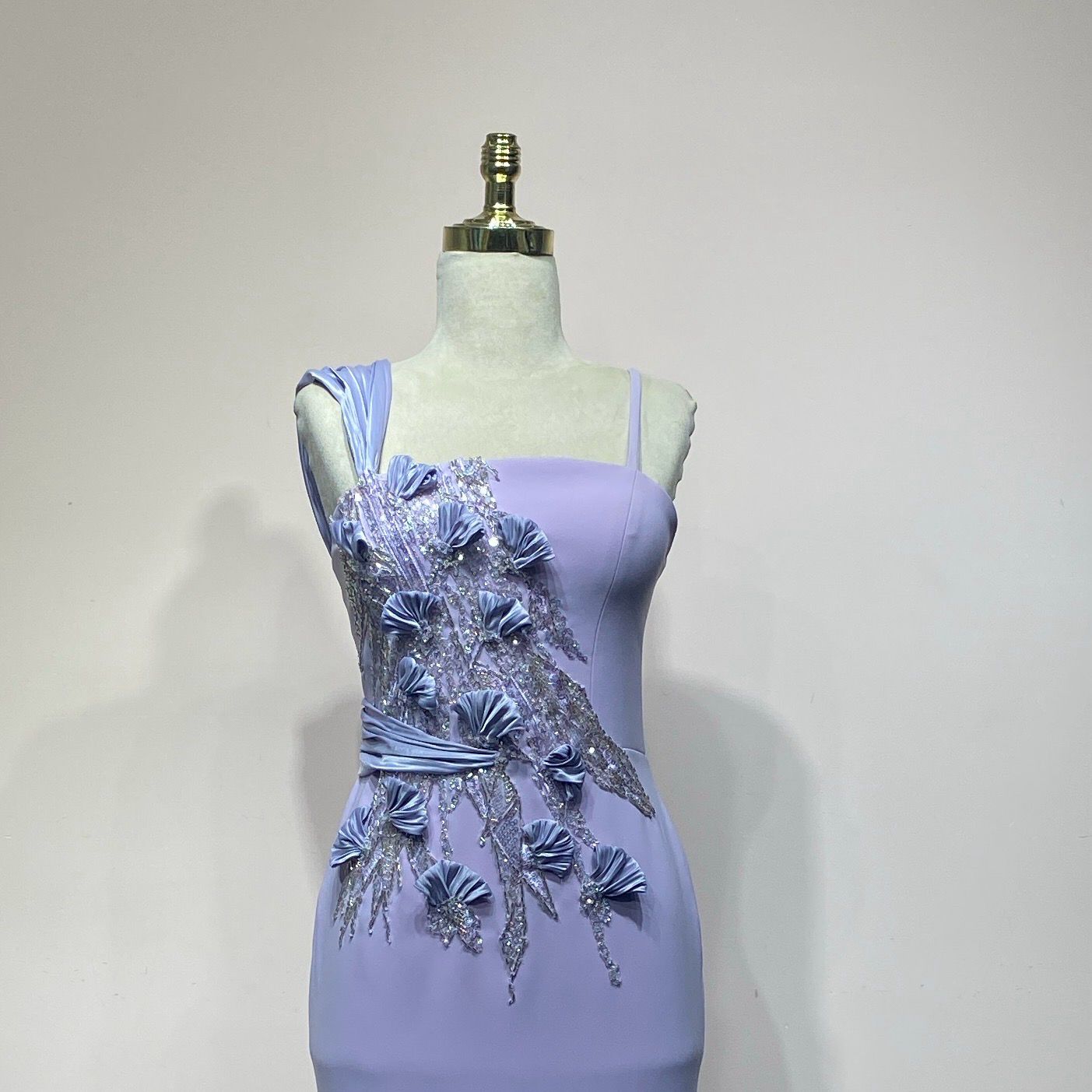 Vestido sirena lila talla 40/8