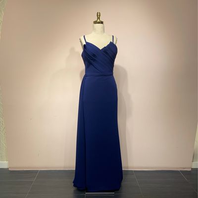 Vestido sirena con sobrefalda talla 42