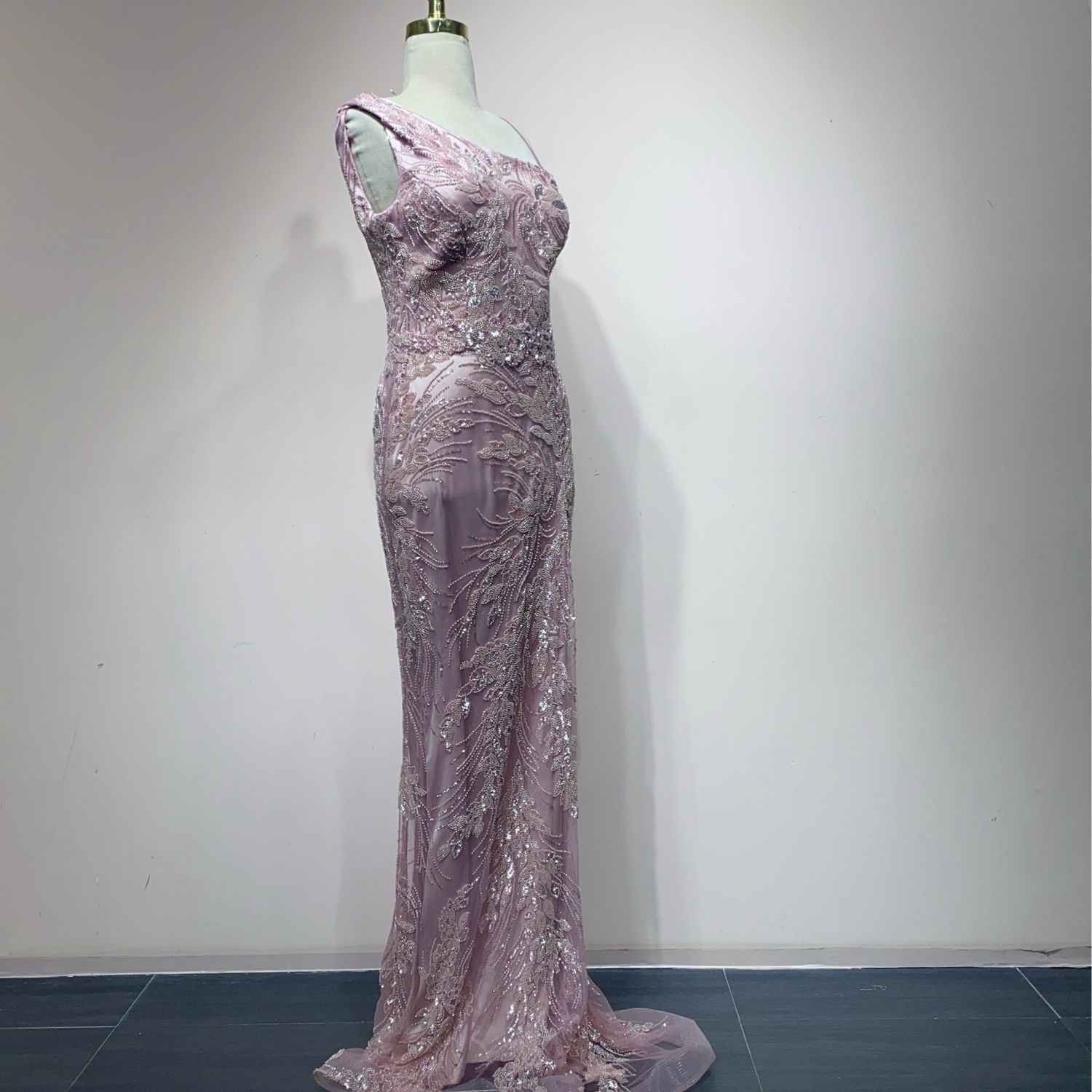 Vestido Largo Color Pink Talla 42/10