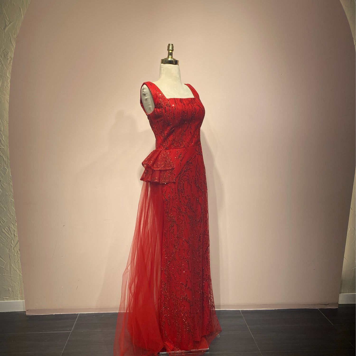 Vestido rojo sirena talla 42