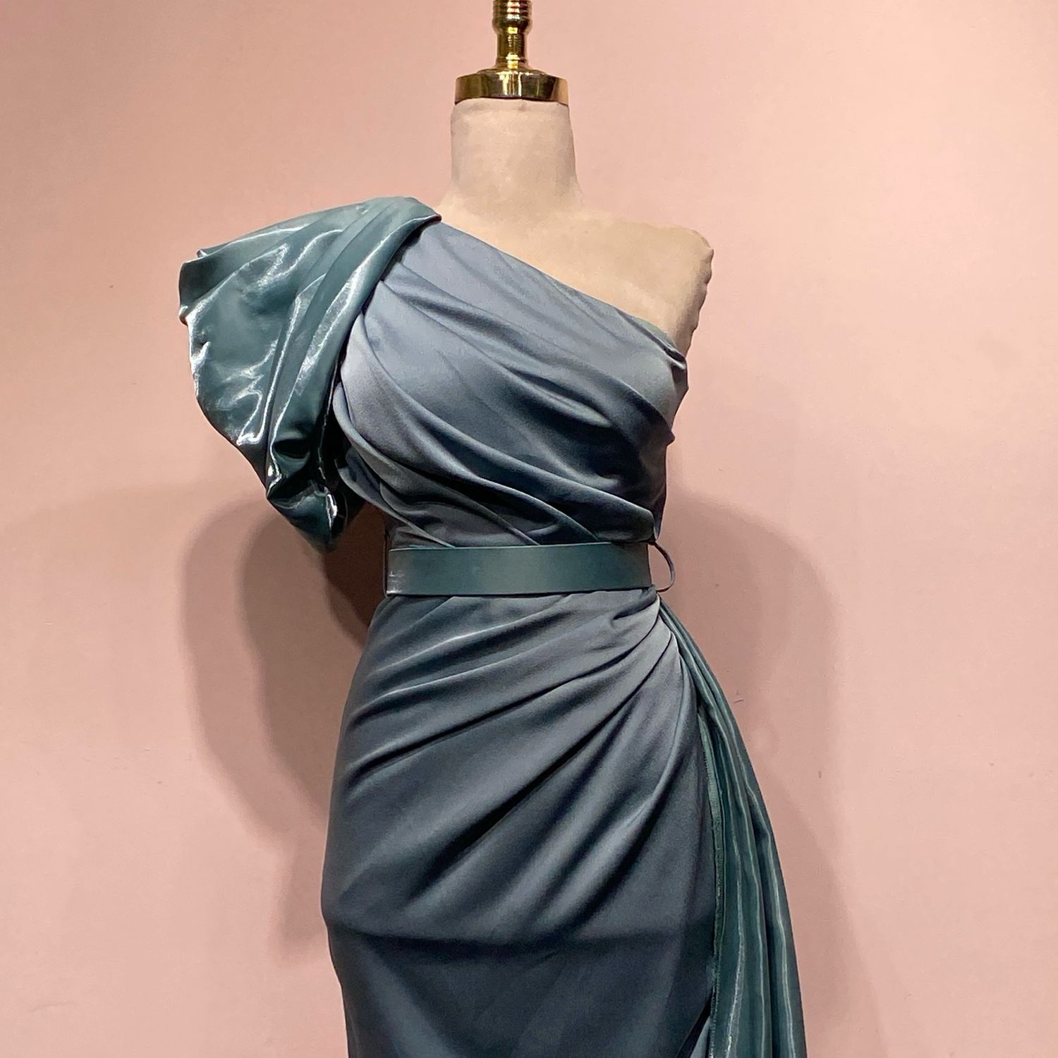 Vestido Largo Color Light Green Talla 38/6