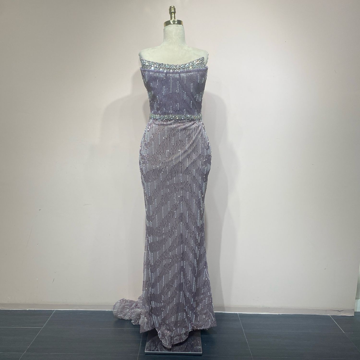 Vestido Largo Color lila Talla 44/12
