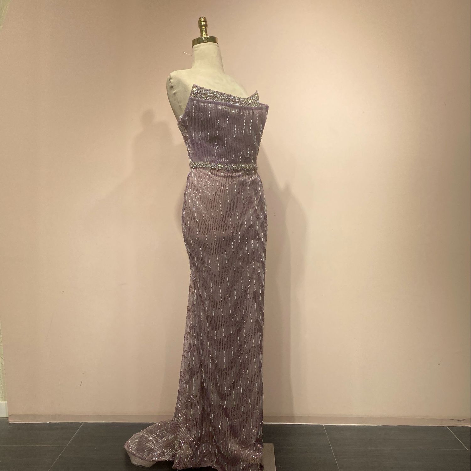 Vestido Largo Color lila Talla 44/12