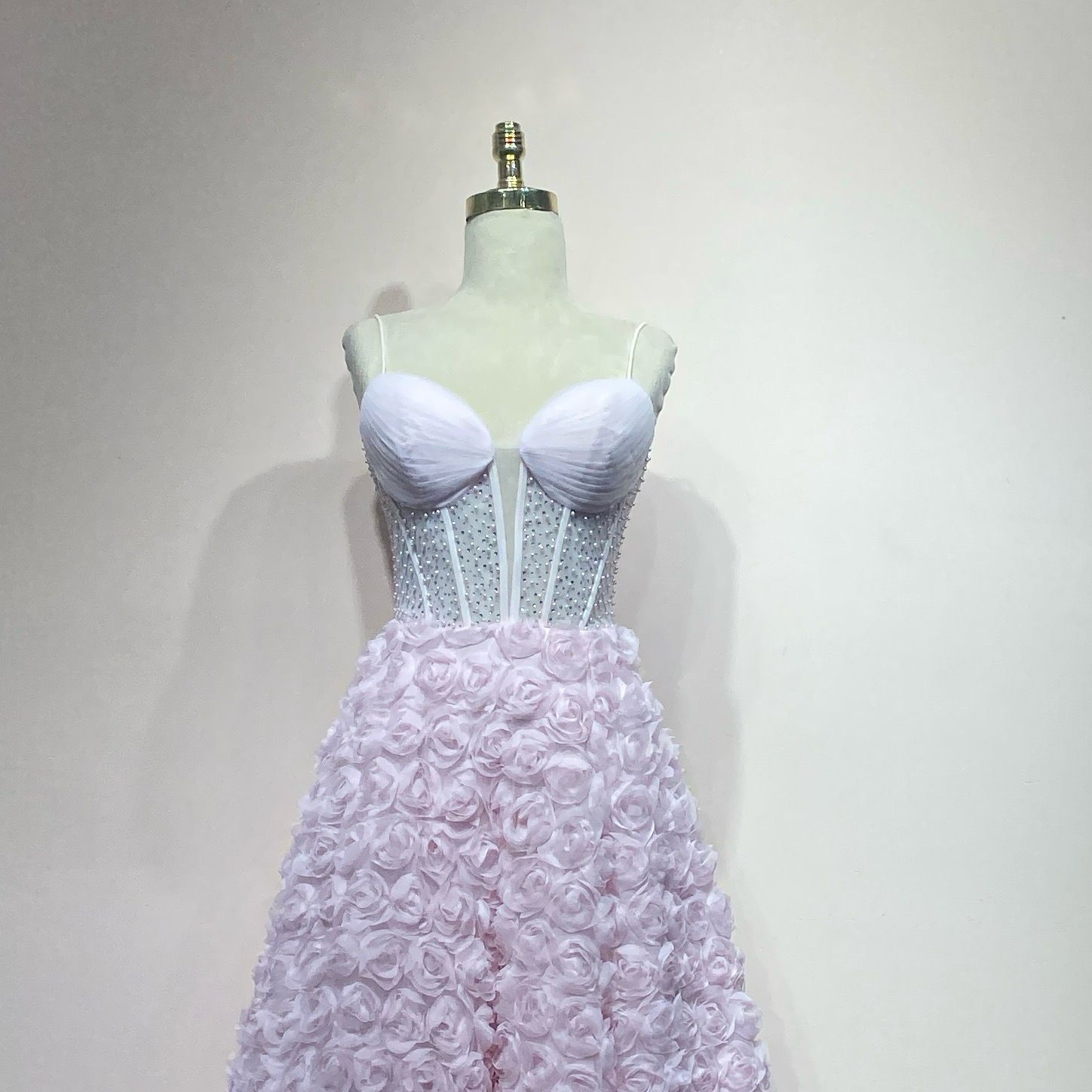 Vestido corte A Rosado talla 10