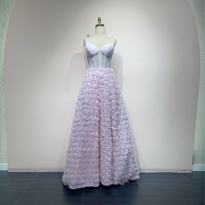 Vestido corte A Rosado talla 10