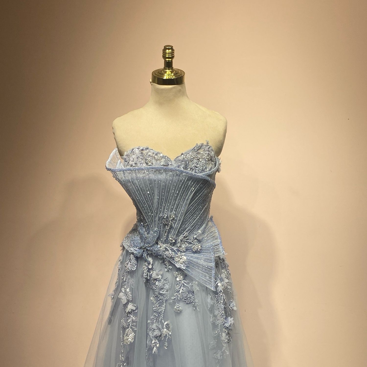 Vestido celeste talla 12