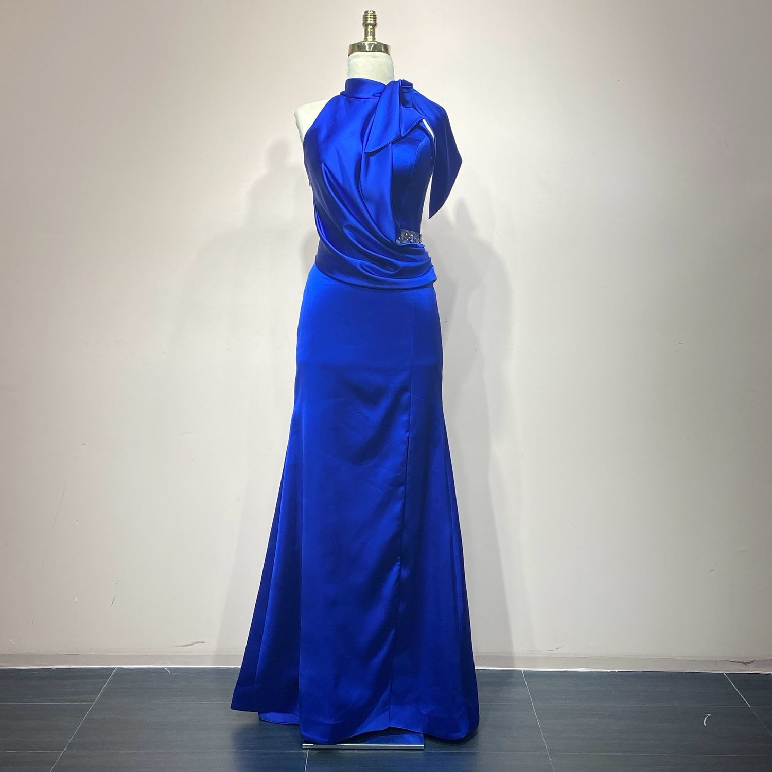 Vestido Largo Color Azul Talla 38/6 Vestido Largo Color Azul Talla 38/6