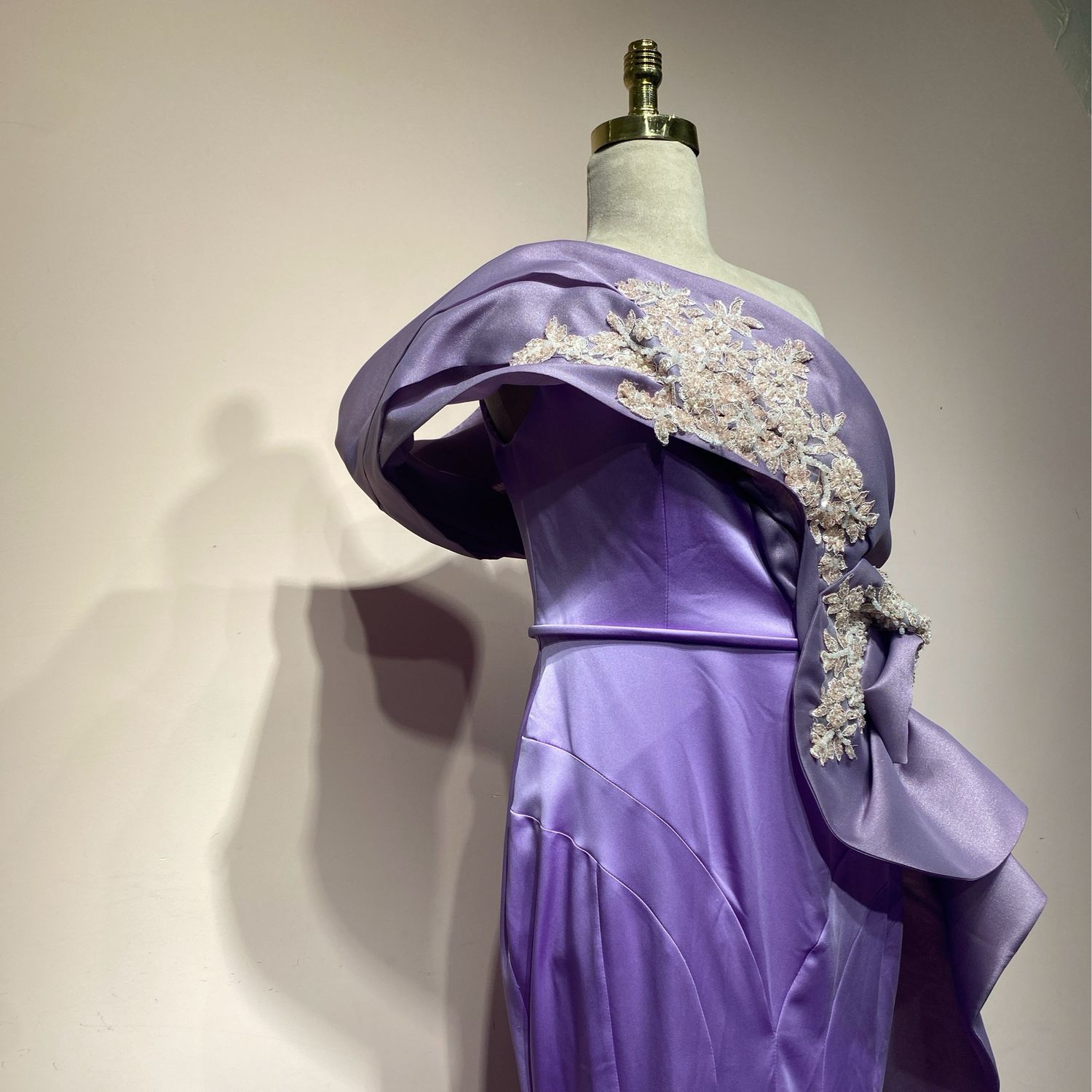 Vestido largo - morado - talla 46