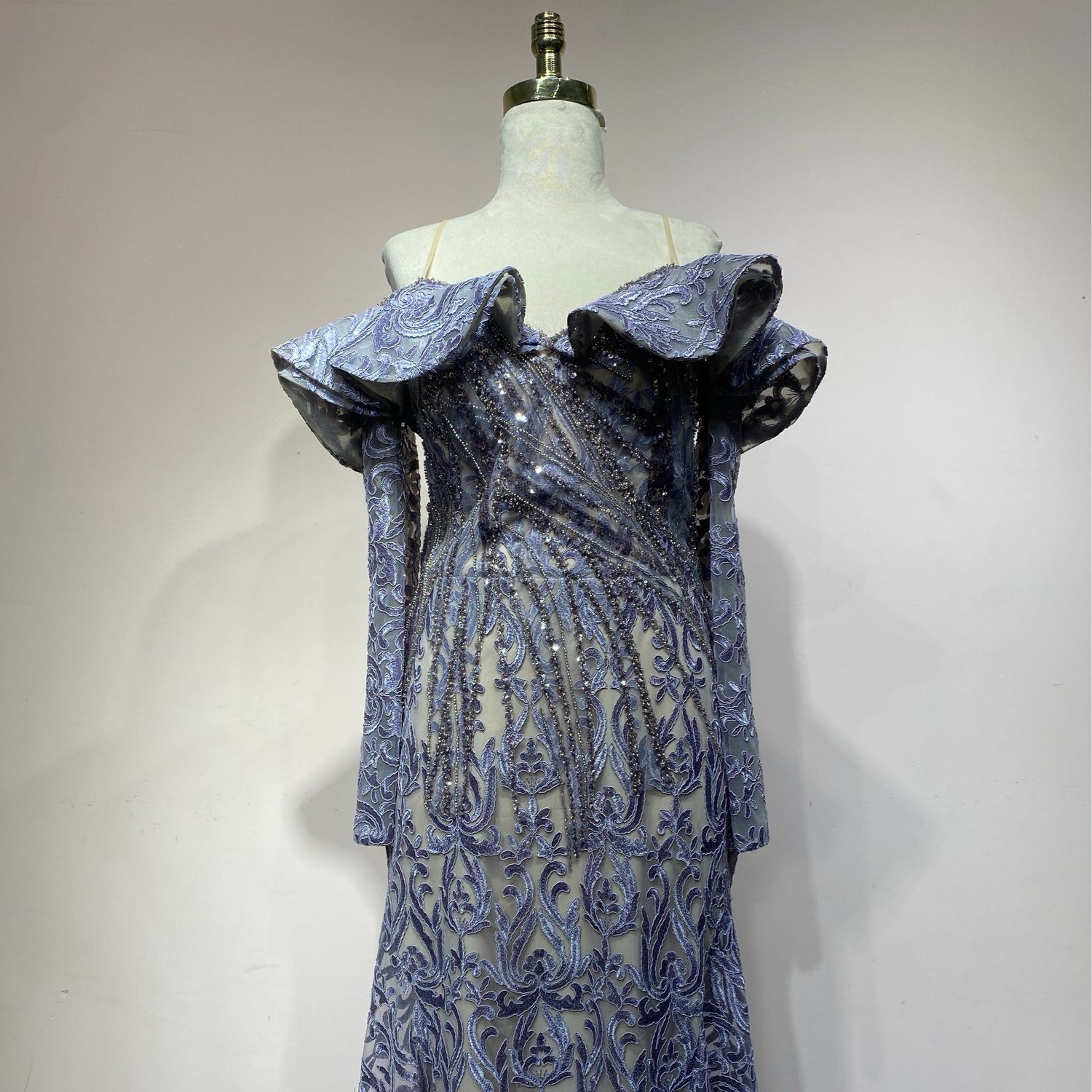 Vestido largo - Morado - talla 42