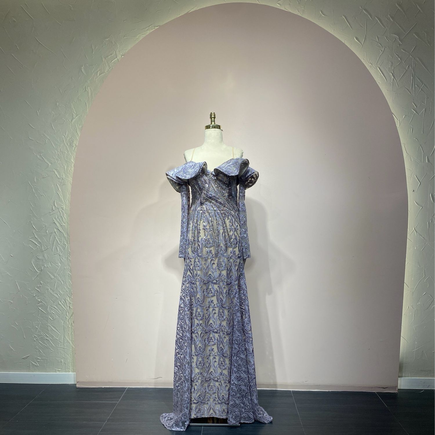 Vestido largo - Morado - talla 42