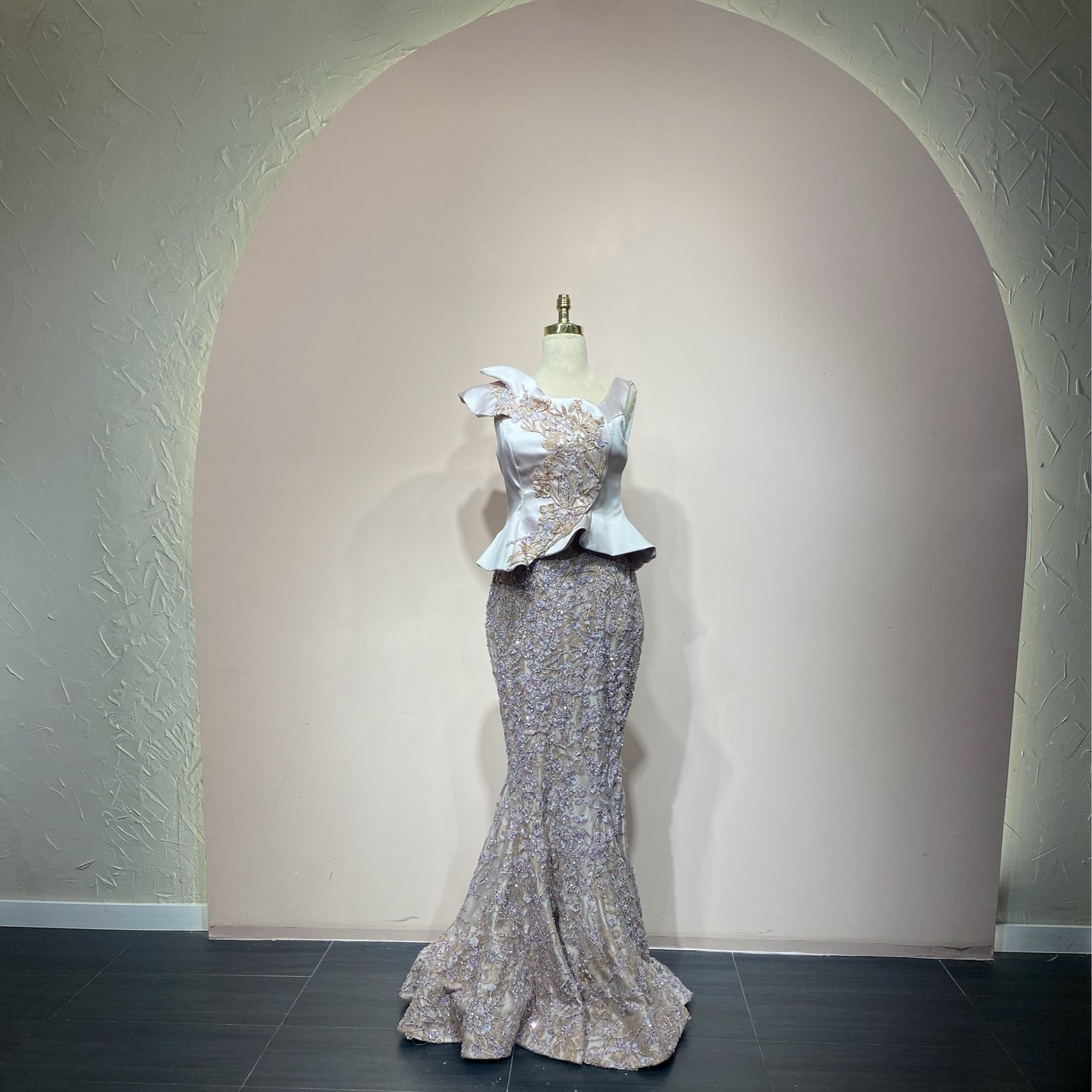 Vestido largo - Rosado - talla 44