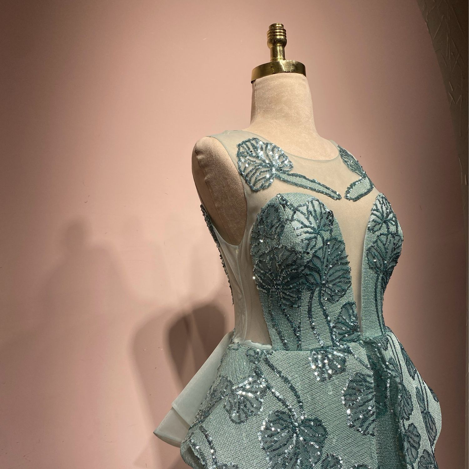 Vestido largo - Verde - talla 44