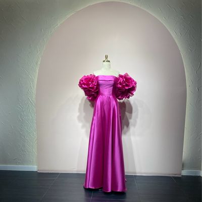 Vestido largo - Rosado - talla 42