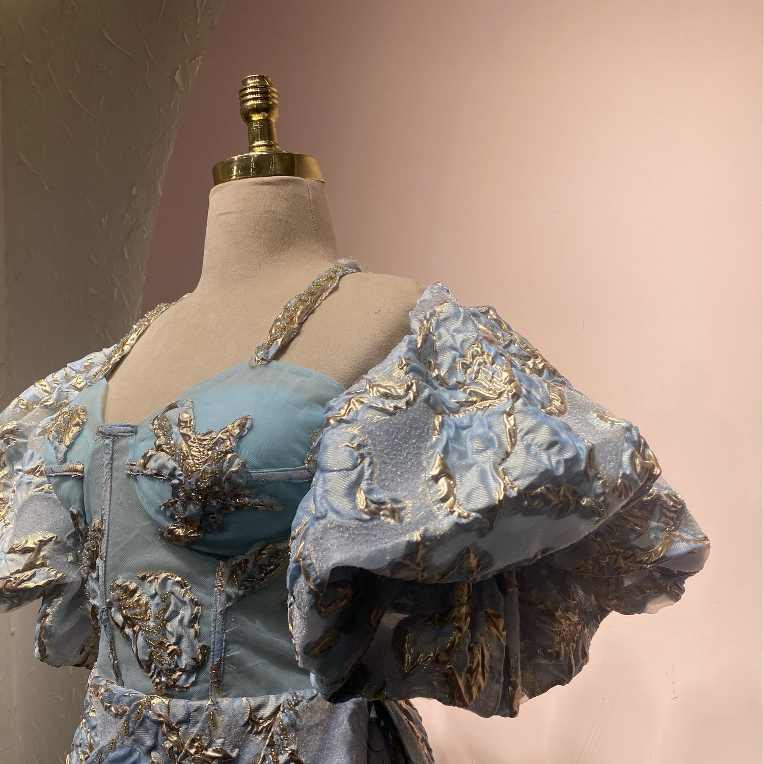 Vestido largo - Celeste - talla 44